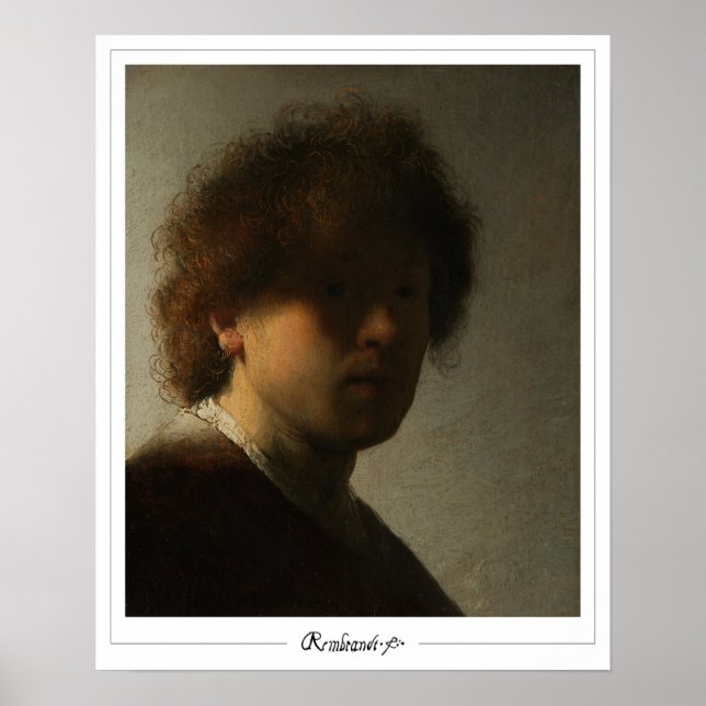 Rembrandt van Rijn Zedign Art Poster nº 18 (Frente)