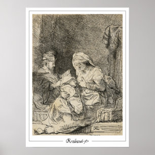 Rembrandt van Rijn Zedign Art Poster nº 235