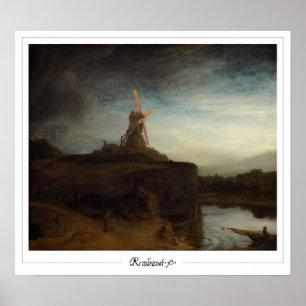 Rembrandt van Rijn Zedign Art Poster nº 30