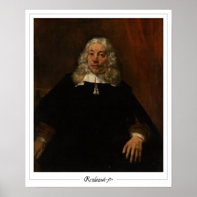 Rembrandt van Rijn Zedign Art Poster nº 60 (Frente)