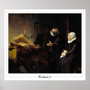Rembrandt van Rijn Zedign Art Poster nº 669