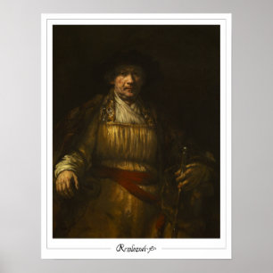 Rembrandt van Rijn Zedign Art Poster nº 71