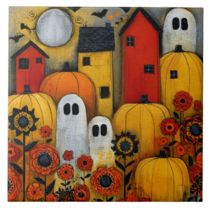 Remendo de Halloween de Arte Popular Caprichosa