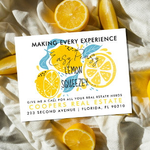 remessa de imóveis LEMON Anúncio Cartão postal
