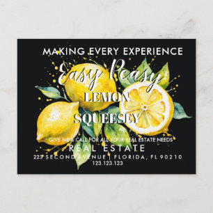 remessa de imóveis LEMON Anúncio Cartão postal