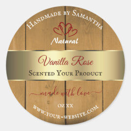 Remessa Dourada de etiquetas de embalagem de produ