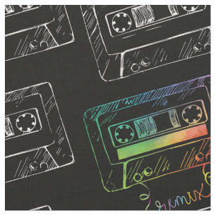 Remix o tecido da música, cassete de banda