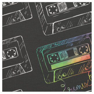 Remix o tecido da música, cassete de banda