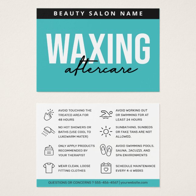 Remoção Do Cabelo Da Placa De Aterro Turquesa (Frente & Verso)