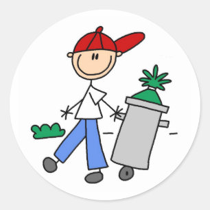 Removendo a etiqueta do lixo