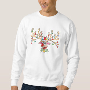 Rena bonito de Rudolf com as camisas das luzes de
