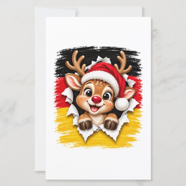 Rena de Natal alemã (Frente)