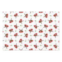 Rena de Natal Cestiva Vermelha Kasky