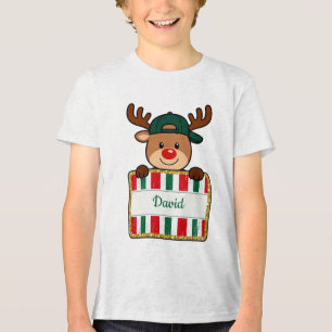 Rena de Natal com Nome Personalizado
