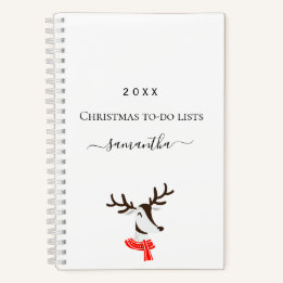 rena de Natal vermelha branca para fazer o nome da