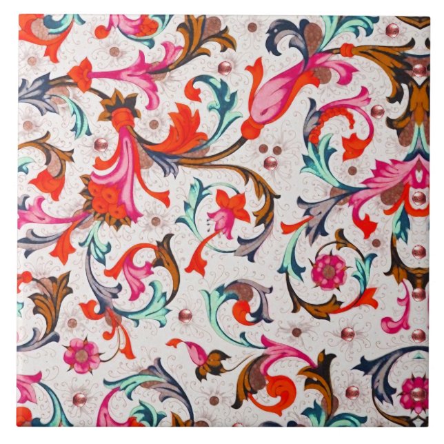 RENAISSANÇA FLORENTINA REDEMOINHOS FLORAIS, FLORES (Frente)