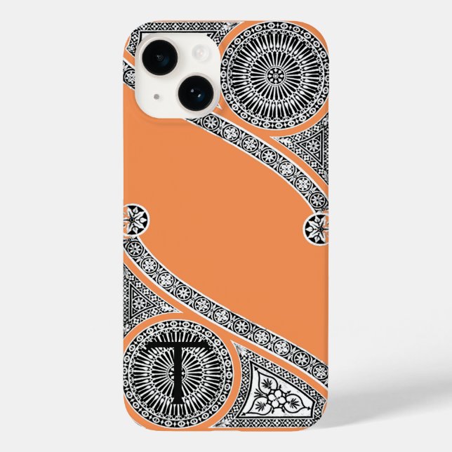 RENAISSANCE ARCHITECT Tangerine Orange Monograma (Verso)
