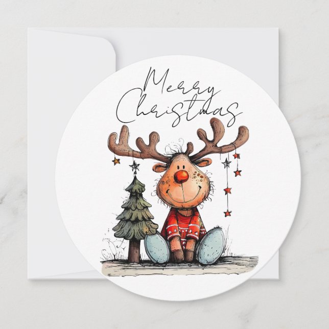 Renas de Natal Excêntricas (Frente)