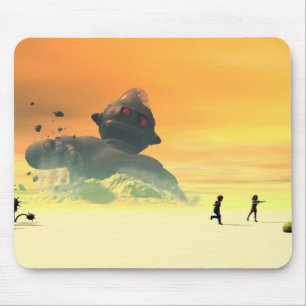Renascimento abandonado Mousepad do robô