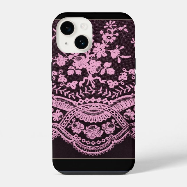 Renda Floral Rosa (Verso)