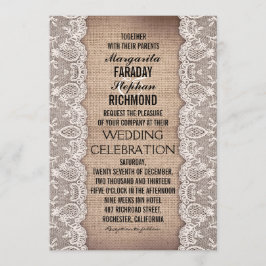 rendas antigas e convites para casamentos de burla