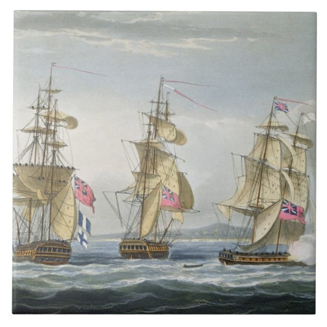 Rendição do forte de Tamatave, gravado pelo T. (Frente)