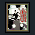 Rene Vincent Art Deco Impressão "Automobilia" 16 x<br><div class="desc">René Vincent,  Cobrir art for Automobilia,  julho de 1922</div>