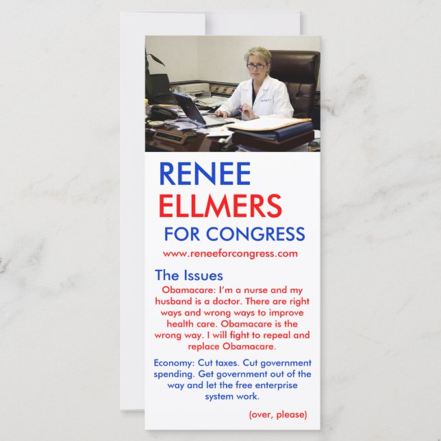 Renee Ellmers Para O Congresso (Frente)