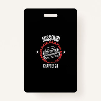 Renegade Mafia Crew Crachá do Capítulo Missouri