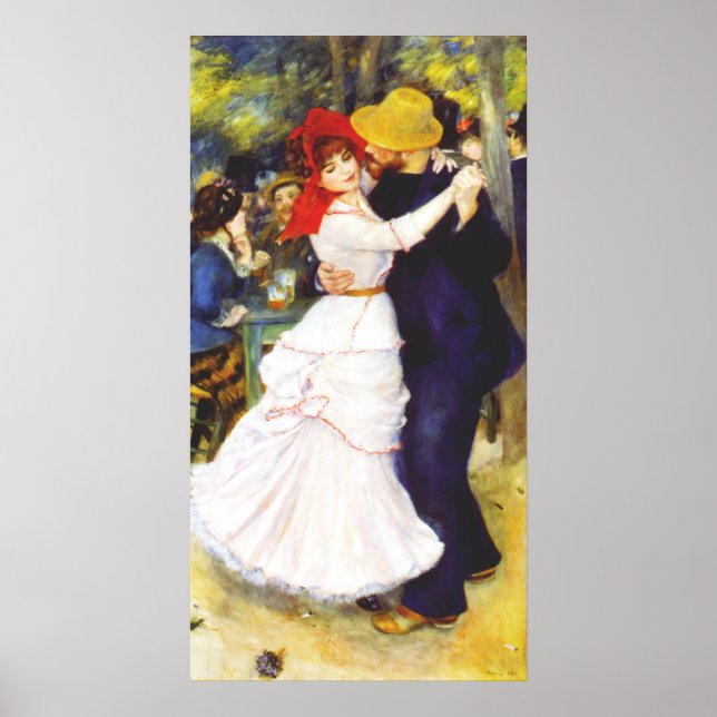 Renoir Dance em Bougal Poster (Frente)