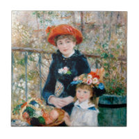 Renoir "duas irmãs (no terraço) "