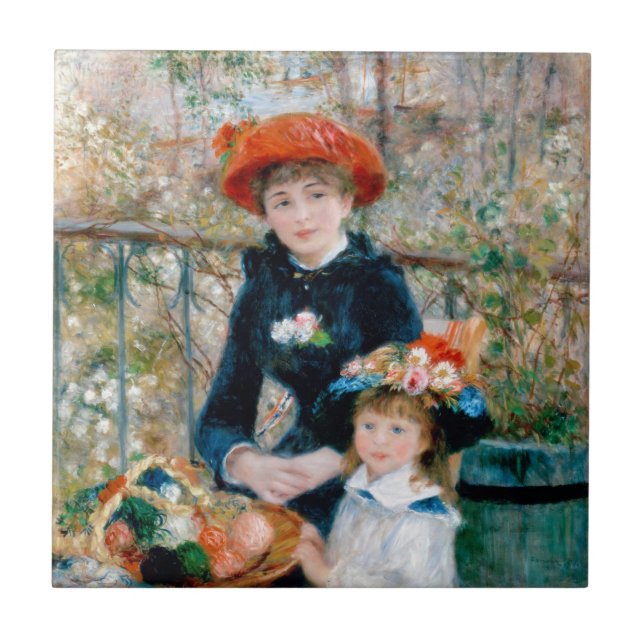 Renoir "duas irmãs (no terraço) " (Frente)