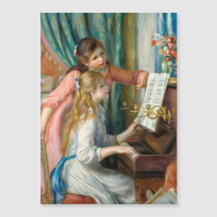Renoir Duas Meninas ao Piano Impressão Música Arte