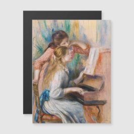 Renoir - Jovens Meninas no Cartão Magnético Piano