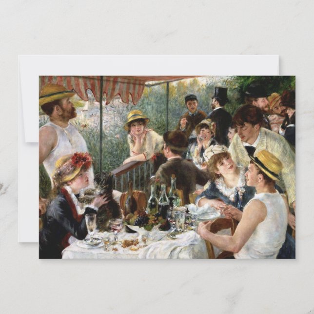 Renoir: Luncheon do Partido Barco (Frente)