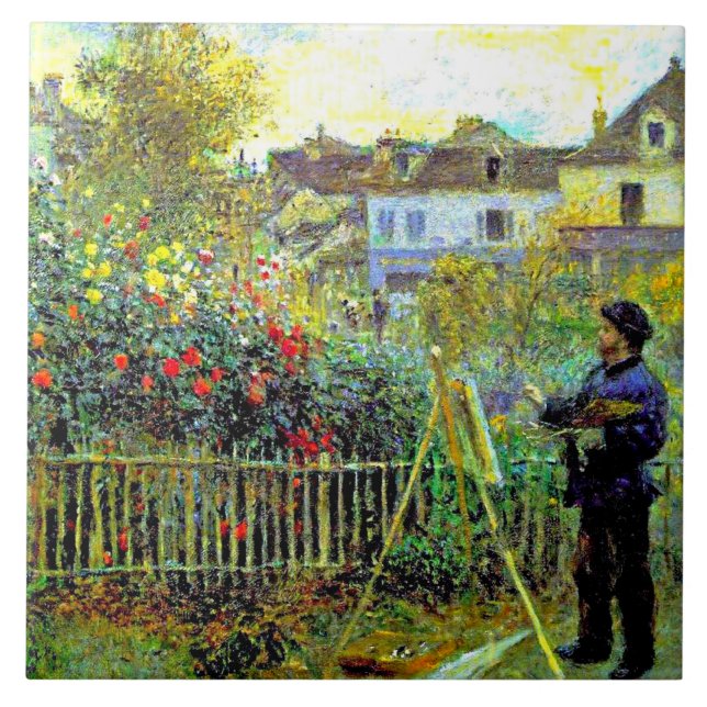 Renoir - Monet Painting em seu Jardim (Frente)