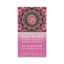 Reparando Cartões de visitas de ioga de energia ro