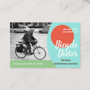 REPARO DE BICICLETA Euro, Cartão de visita de 3,3