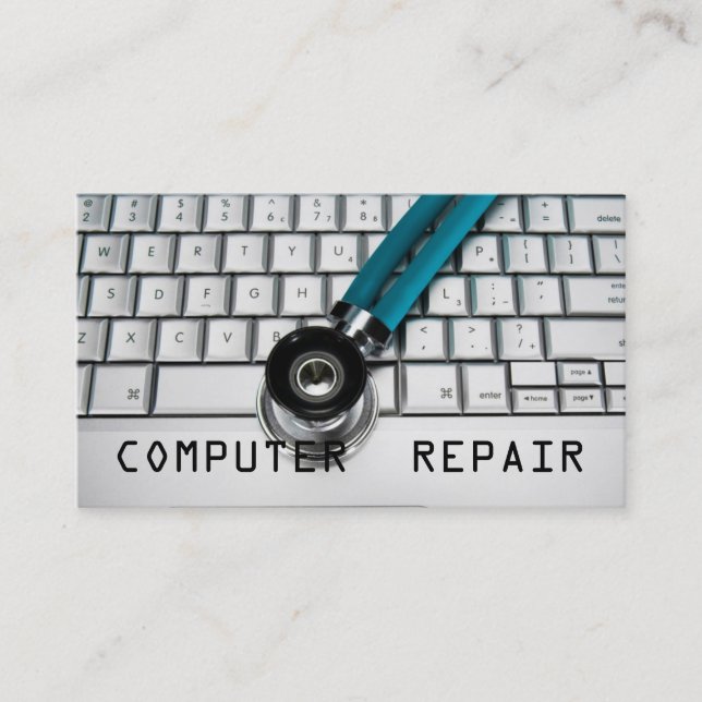 Reparo de computador, tecnologia, Cartões de visit (Frente)