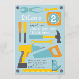 Reparo-ele Convite de aniversário do grupo