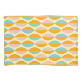 Repeating geometric pattern in beige background