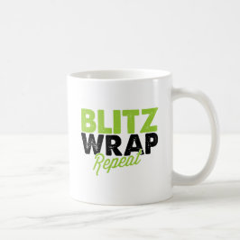 Repetição do envoltório do raio - caneca de café