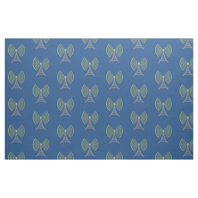 Repetidor de radioamador ou tecido do design do (Fat Quarter)