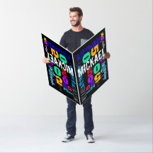 Repetindo 50 Aniversário 7 letras GIANT 24x36 C