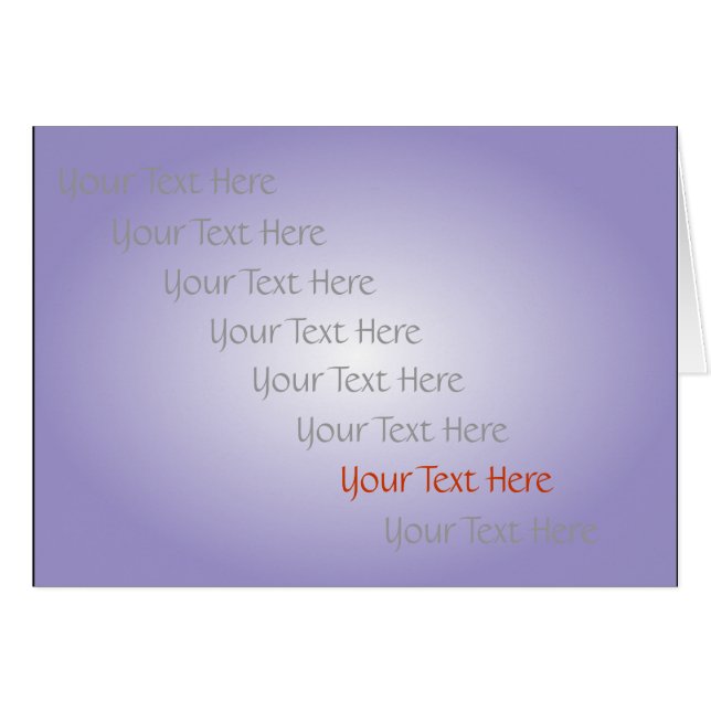 Repetindo o cartão de texto (Frente Horizontal)