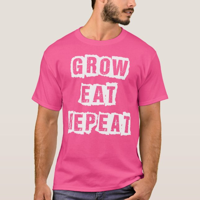 Repetir Comida Crescente - Camisa De Jardinagem Ur (Frente)