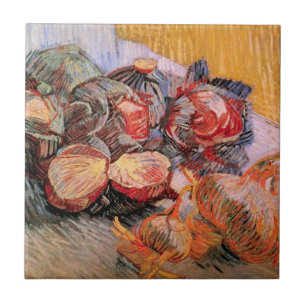 Repolhos Vermelhos e Cebolas por Vincent van Gogh