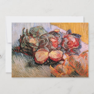 Repolhos Vermelhos e Cebolas por Vincent van Gogh