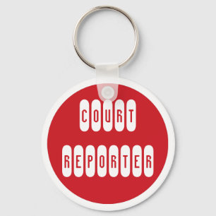 Repórter da Corte Orgulhosa chaveiro