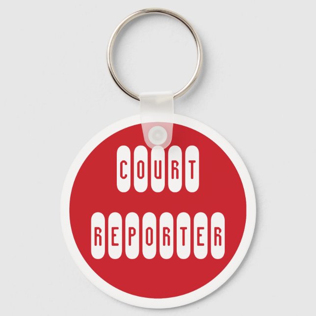 Repórter da Corte Orgulhosa chaveiro (Frente)